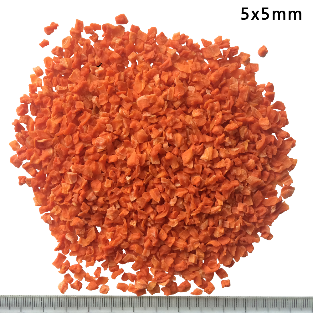 脱水胡萝卜粒 5x5mm