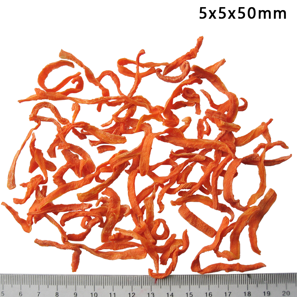 脱水胡萝卜丝 5x5x50mm